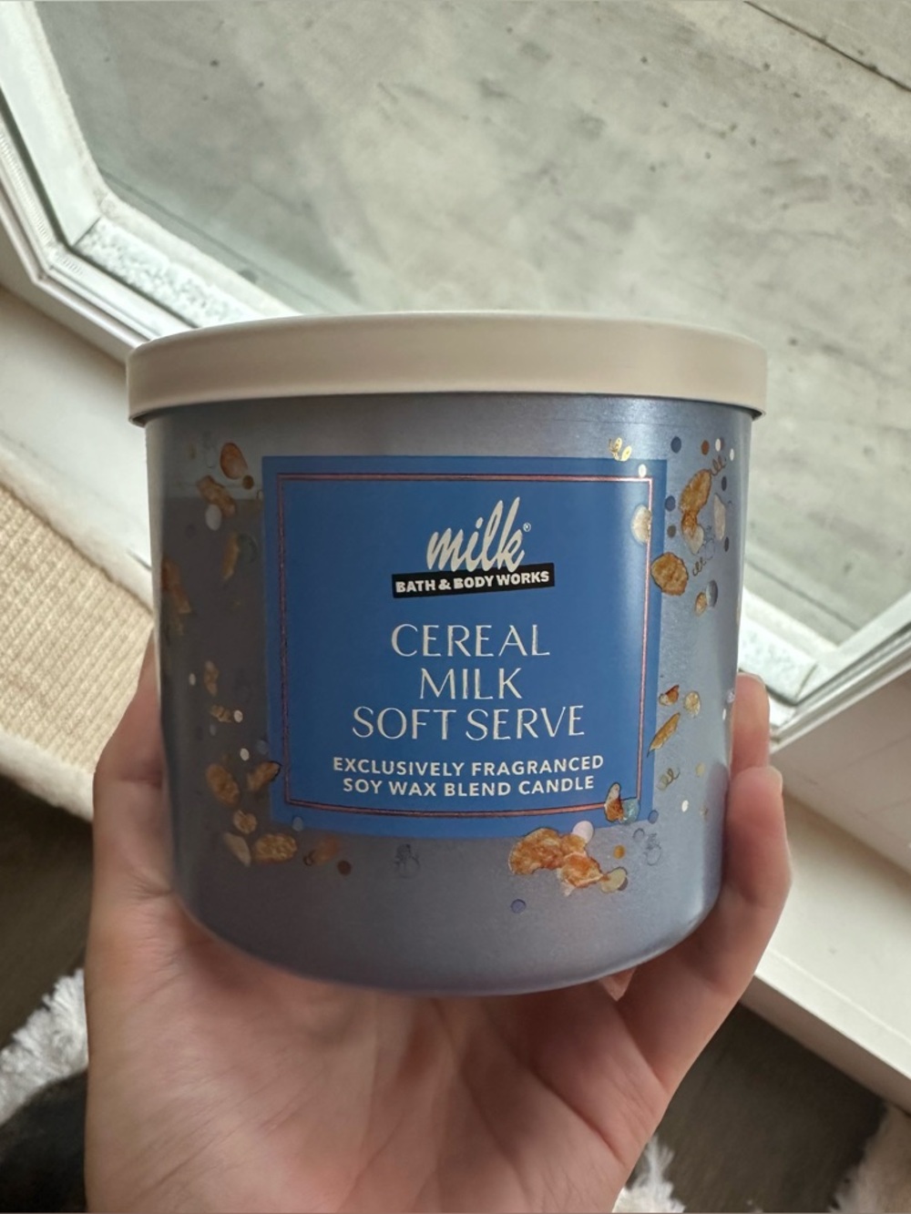 Bath & Body Works Cereal Milk Soft Serve 3 Wick Candle